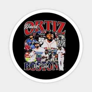 David Ortiz Vintage Bootleg Magnet